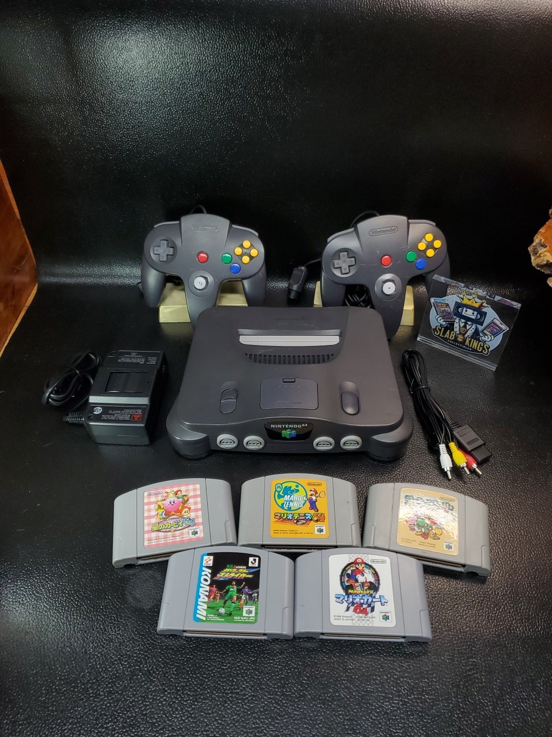 Clean Japanese Region N64 Nintendo 64 Console With 2 Controllers And 5 Games #A2