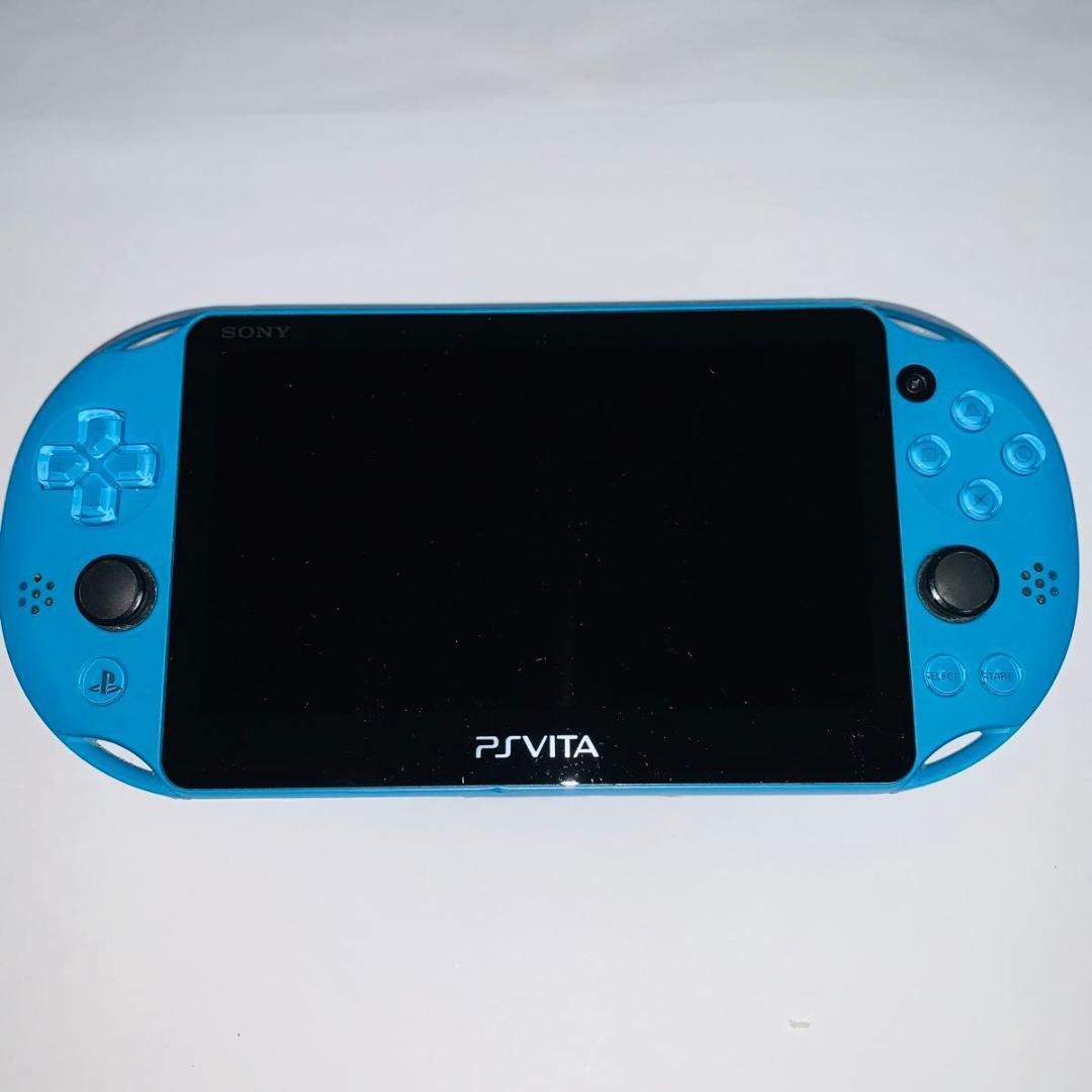Excellent+++++Sony PlayStation Vita Wi-Fi Model Aqua Blue PCH-2000 ZA23 Japan