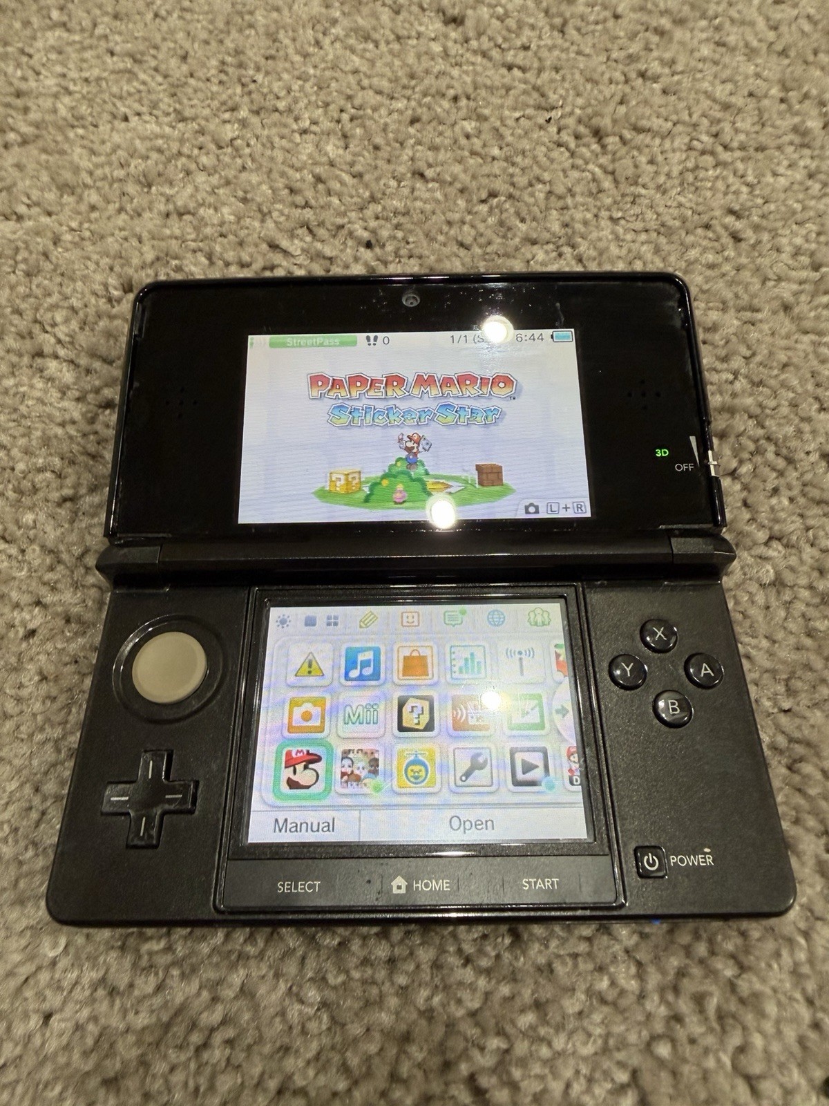 Nintendo 3DS Cosmo Black Handheld System – Cosmo Black