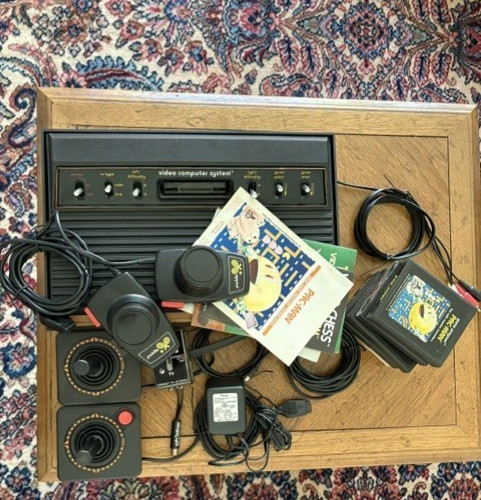 Atari 2600 Vintage 1980 Video Computer System Works on modern TV’s EXCELLENT!