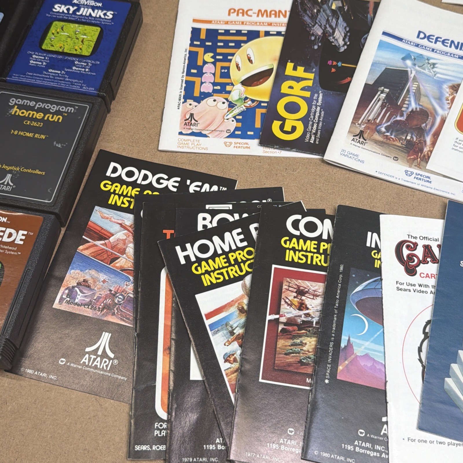 Atari 2600 System Bundle with Console, 37 Games, Joystick, Manuals, and More LOT