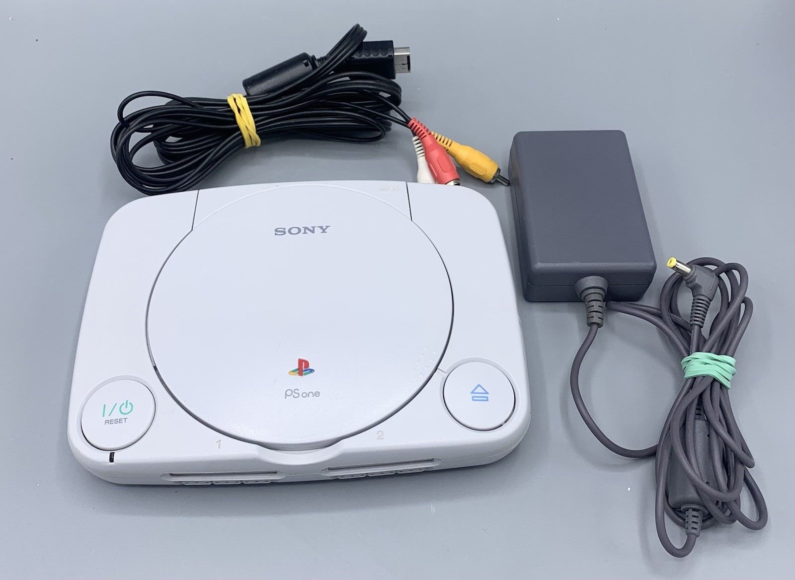 Playstation 1 PS1 Game Console Model SCPH-101 – NO CONTROLLERS – W/Cords READ