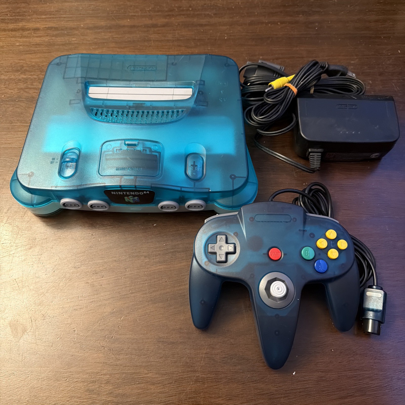 N64 Funtastic Ice Blue (Nintendo 64 N64) Tested – Authentic – Region Free