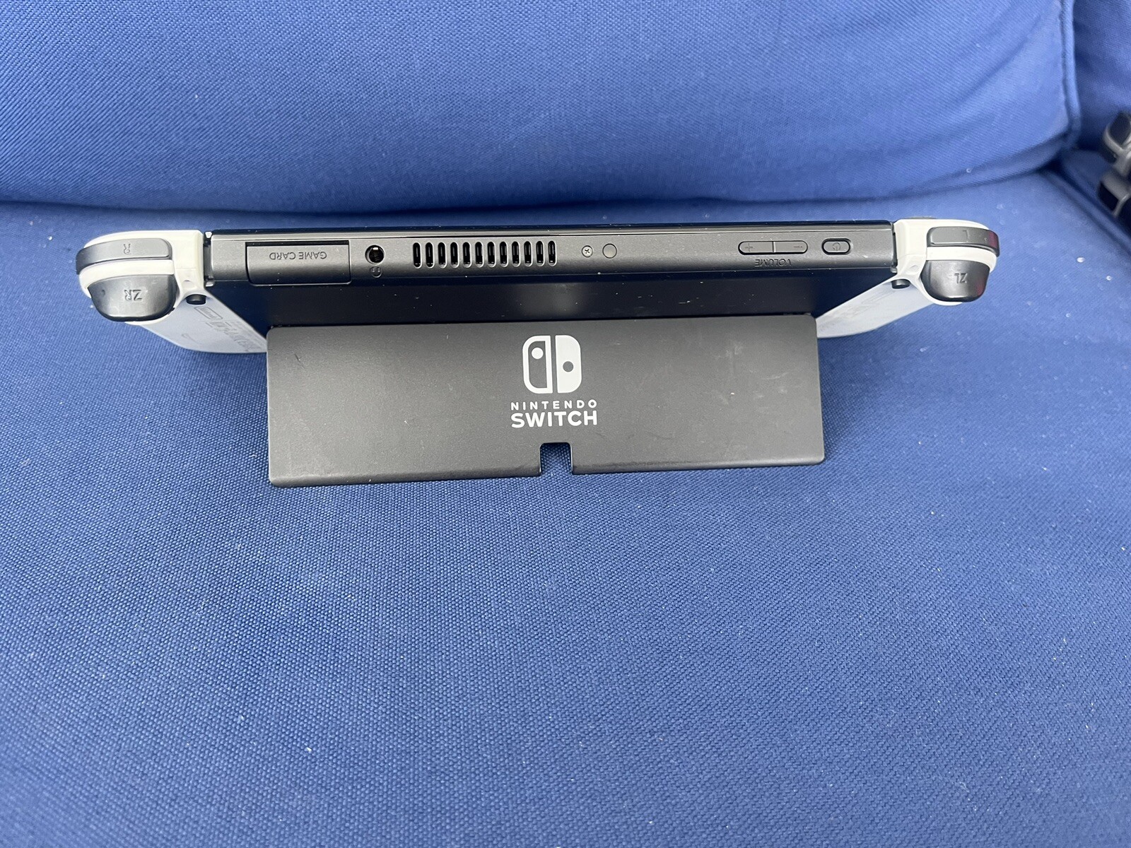 Nintendo Switch OLED Model 64GB black Console with matted White Joy-Con –