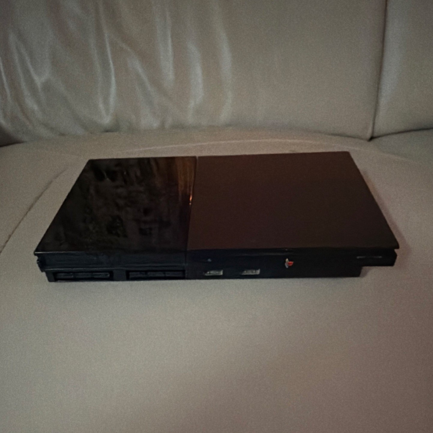 Sony PlayStation 2 Slim Console Black &1 Controller & RCA cable (NO POWER CABLE)