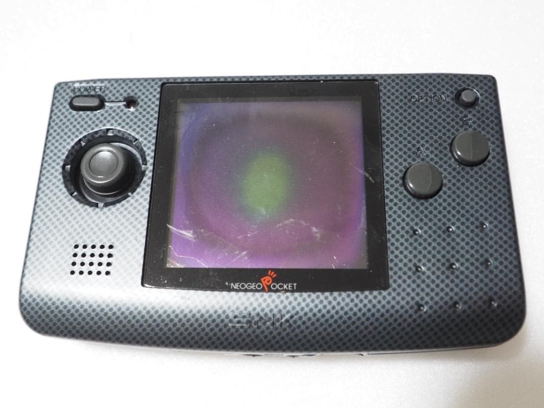Neo Geo Pocket Color Console Black SNK Tested Working Used Japan Defective LCD