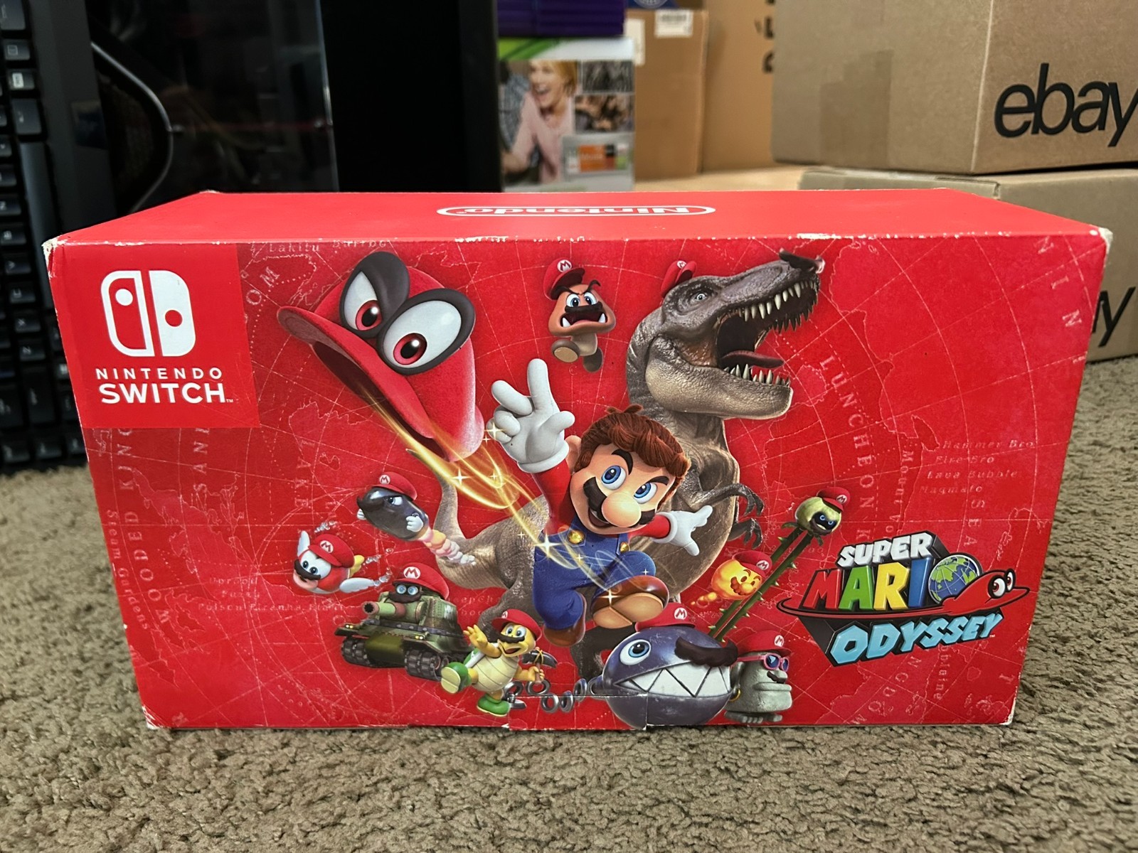 NEW Nintendo Switch Super Mario Odyssey Edition System Console Red