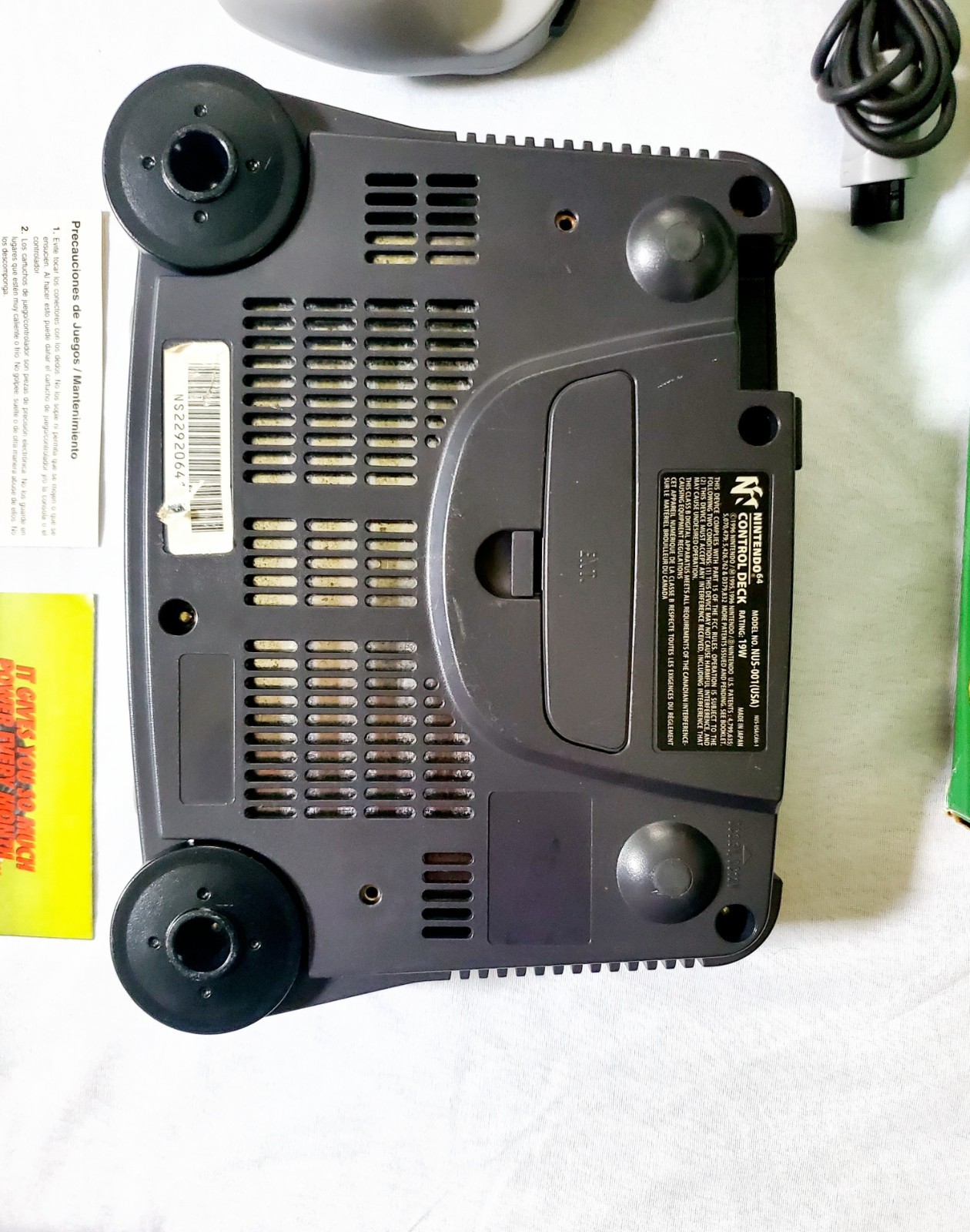 NINTENDO 64 N64 ATOMIC PURPLE CONTROLLER Complete CIB Expansion Pak NICE BOX!