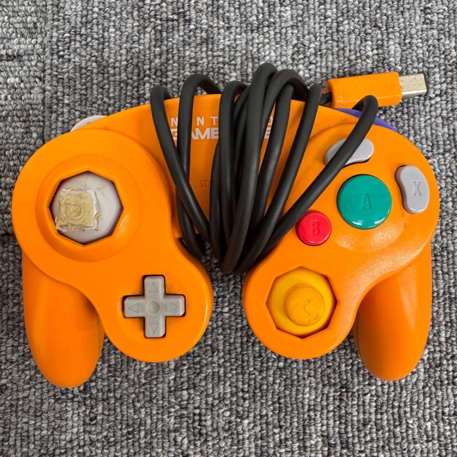 Nintendo Gamecube Spice Orange Console W/Controller, AC adapter, AV Cable