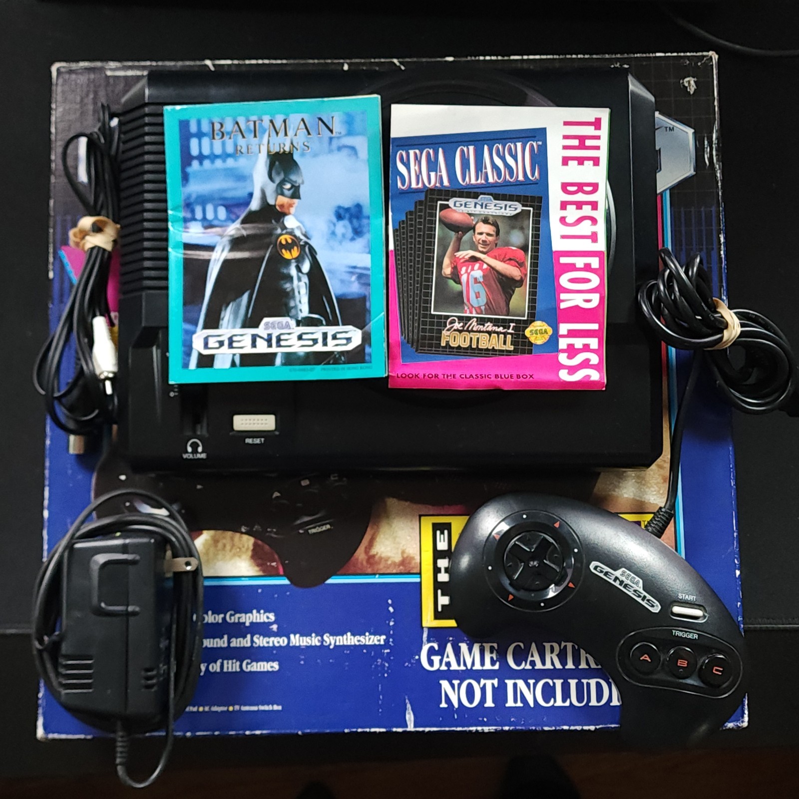Sega Genesis Model 1 Console The Core System Complete Video Game System CIB
