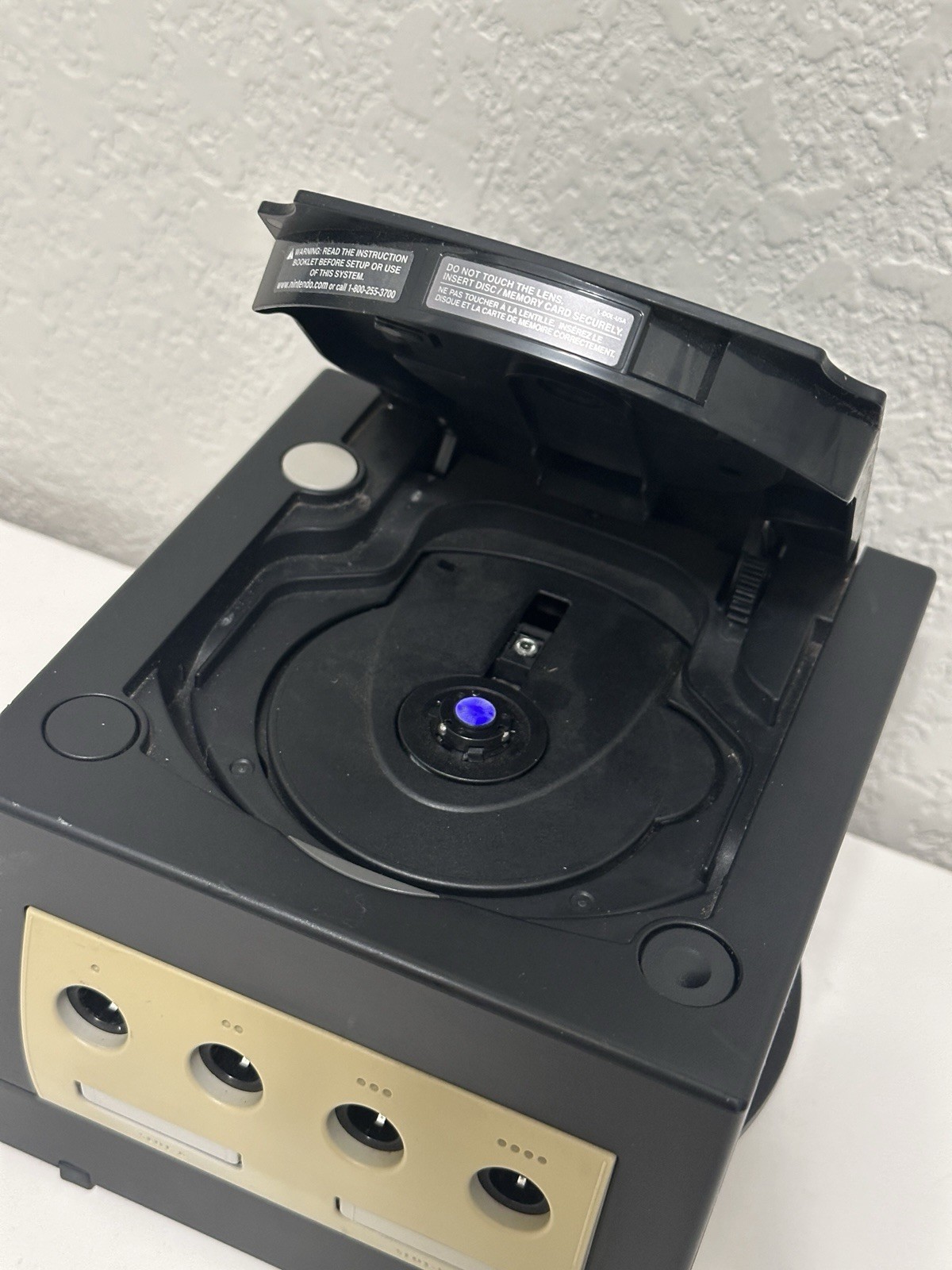 Nintendo GameCube DOL-001 Console Bundle w/Controller Cords Crash Ships Same Day