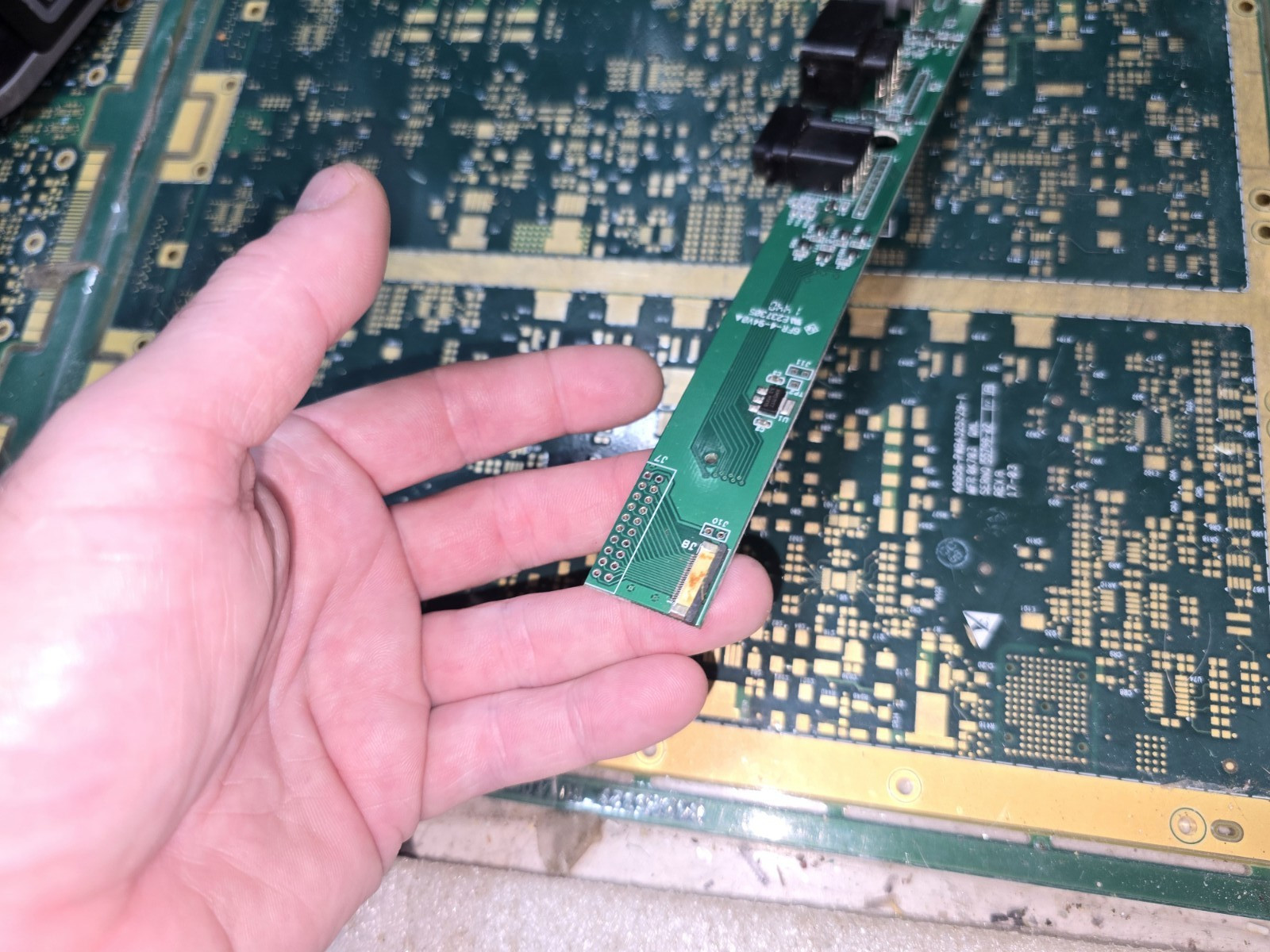 Hyperkin Retron 5 Right Side Controller Port Board w/Cable ONLY-Good-Tested-READ