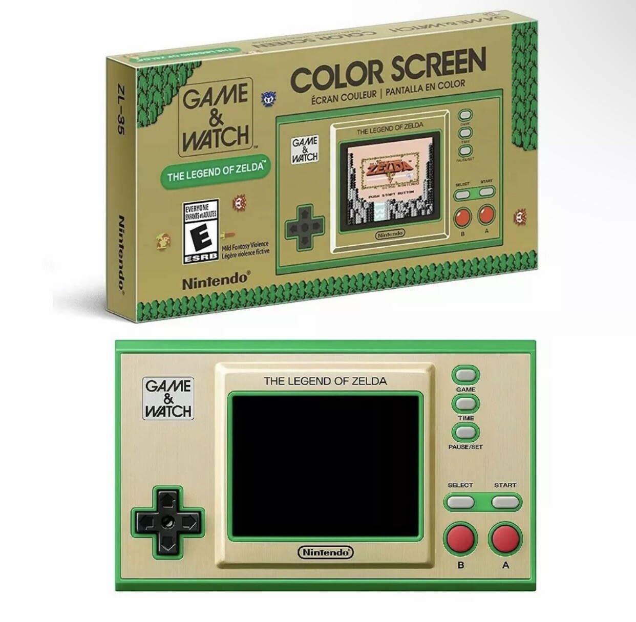 Nintendo Game and Watch Legend of Zelda II Link’s Awakening Electronic Handheld