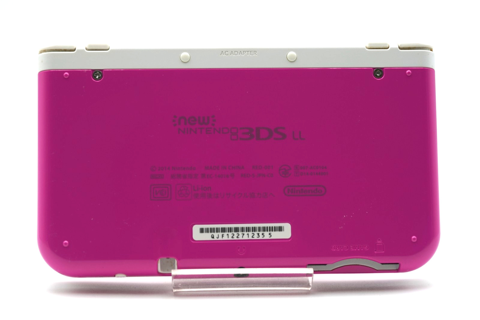 [Region Free] New Nintendo 3DS XL LL Console Pink White [Bottom IPS] English #02