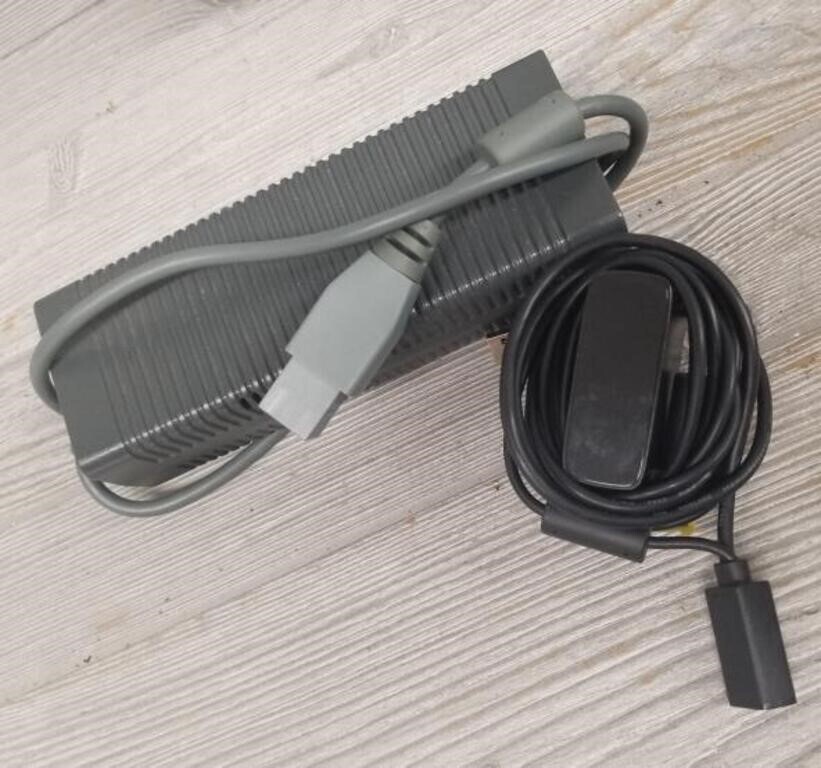 Microsoft Xbox 360 Kinect Sensor, Nyko Magnifier, 20GB Hard Drive, Power Brick