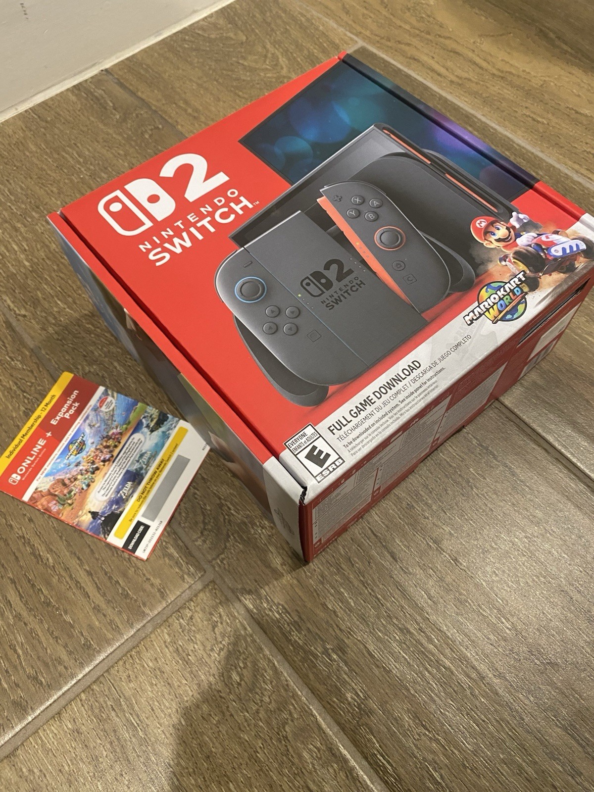 Nintendo Switch 2 Mario Kart World Bundle+12Month NSO+Expansion Pack Membership