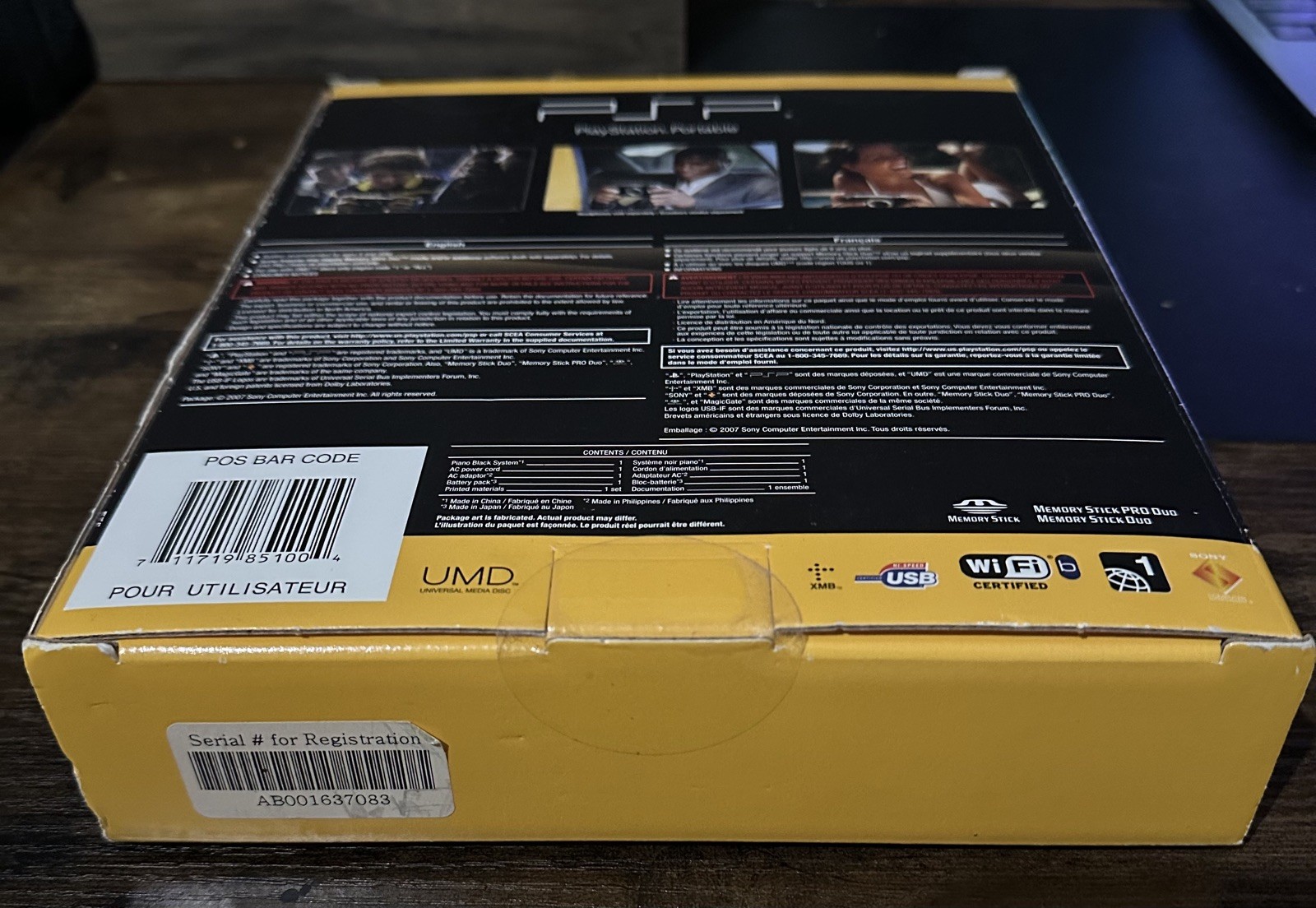 Sony Playstation PSP-2000 Console – (PSP-2001PB) Includes 9 games & 4 movies