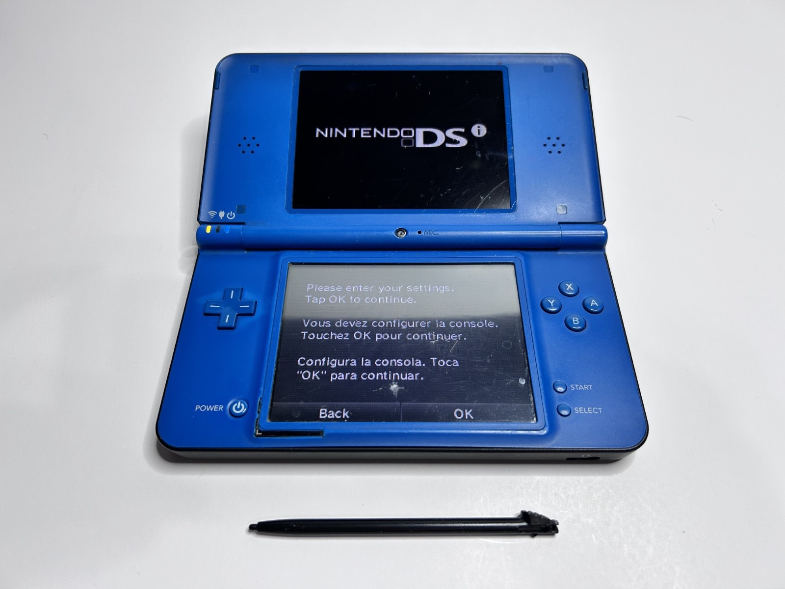 Nintendo DSi LL XL Console – Blue | Charger and Games | USA English | US Seller