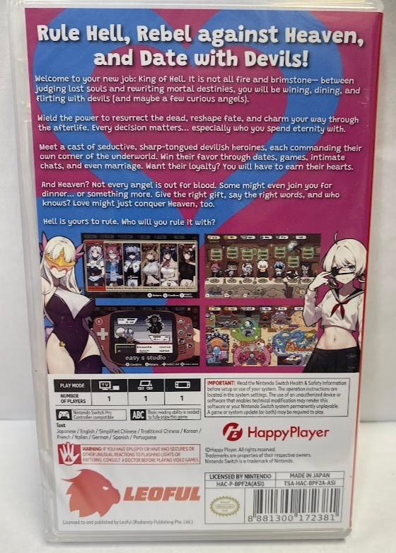 Date with Devils (Multi-Language) Switch Brand New Sealed Game Special [2025]
