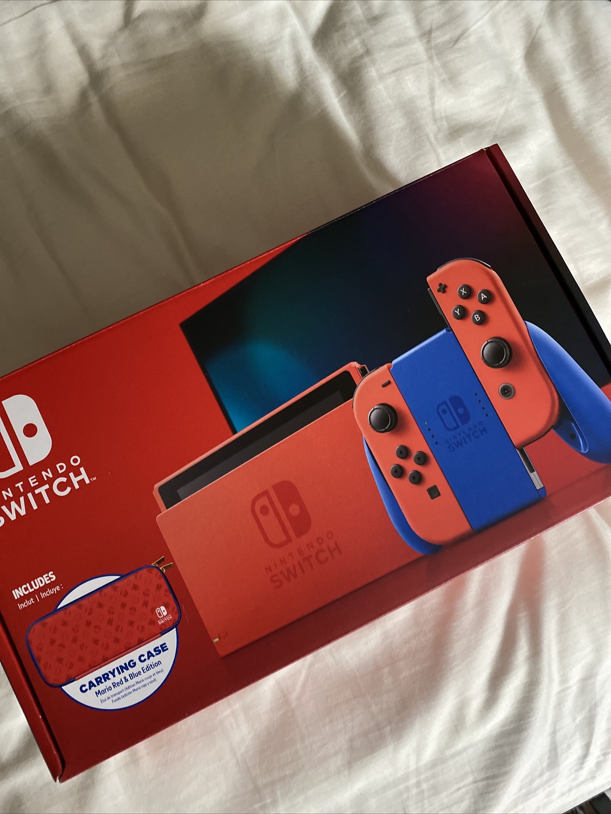 Nintendo Switch HAC-001(-01) Mario Red & Blue Edition – 32GB