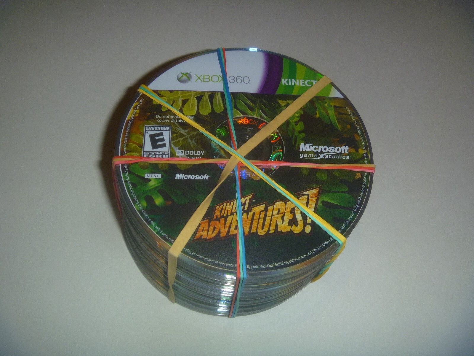 Kinect Adventures (2010) Microsoft XBOX 360 Game “Disc Only” Wholesale Lot Of 50