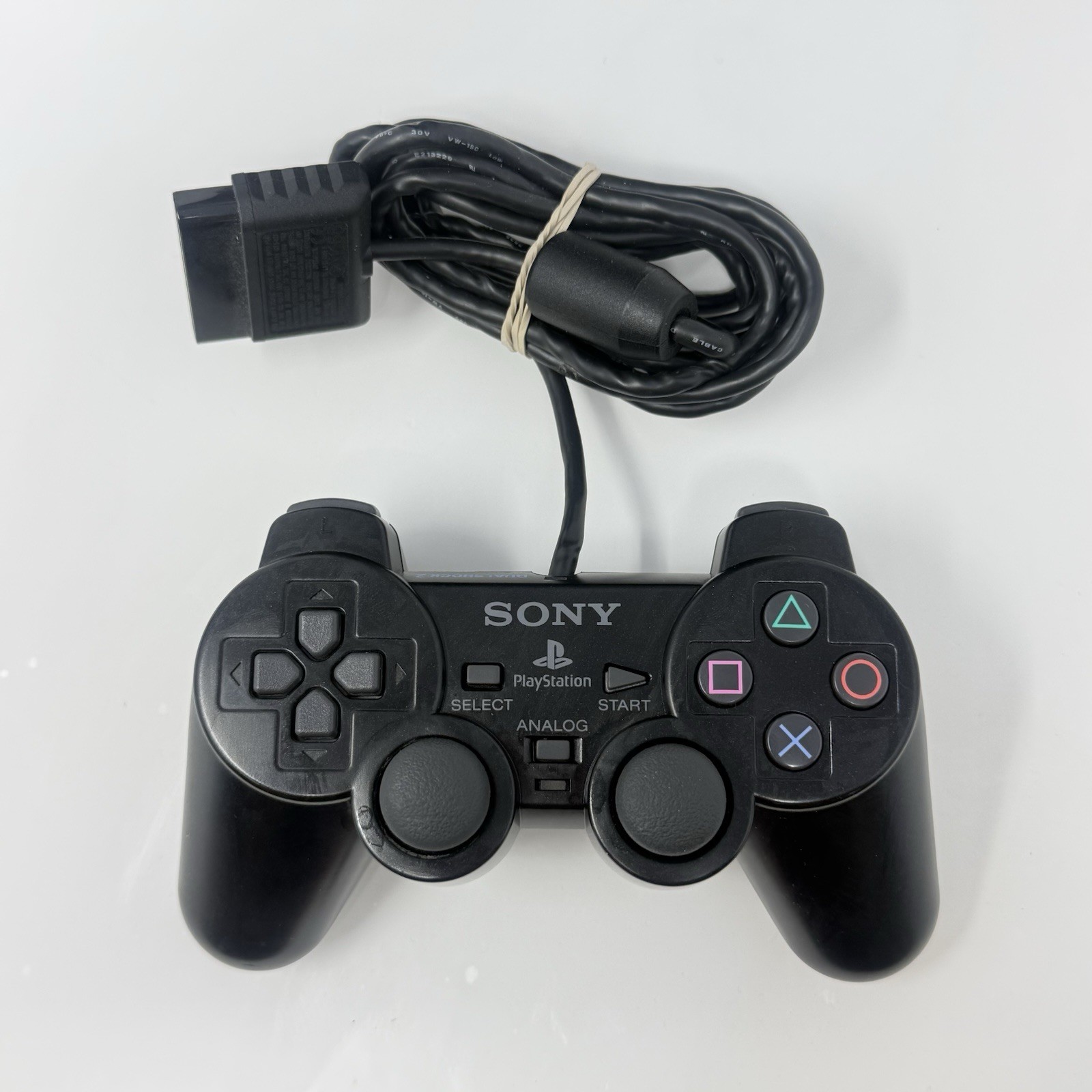 Sony PlayStation 2 PS2 Black Console SCPH-39001 Controller Cords Tested