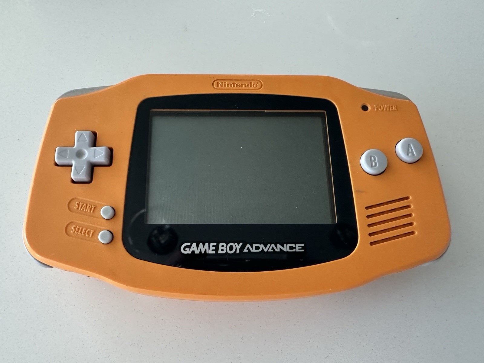 Nintendo Game Boy Advance AGB-001 GBA – Spice Orange – Rare Import Tested Works