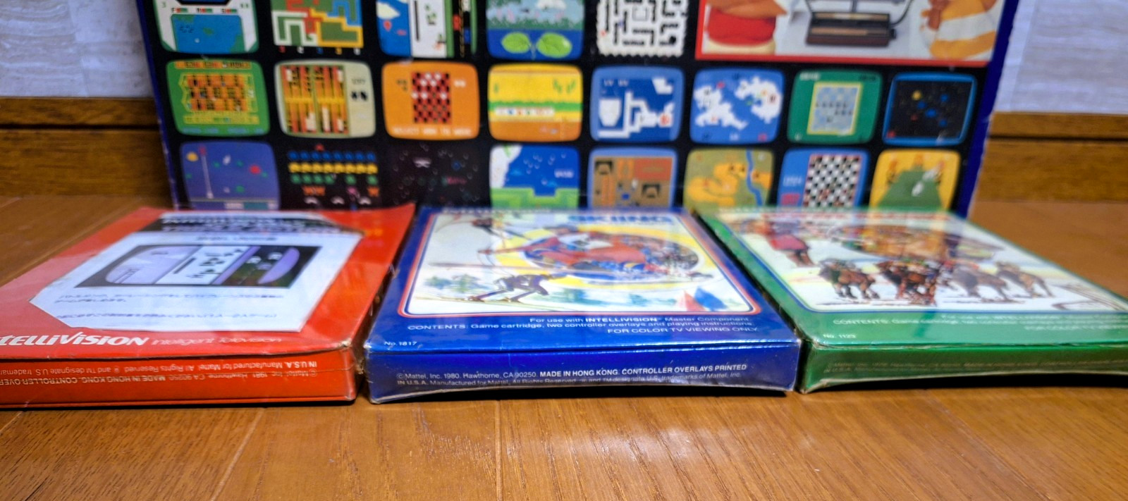 NEW Bandai Intellivision Mattel Electronics Japan *+3 SEALED GAMES – PARTY SET*