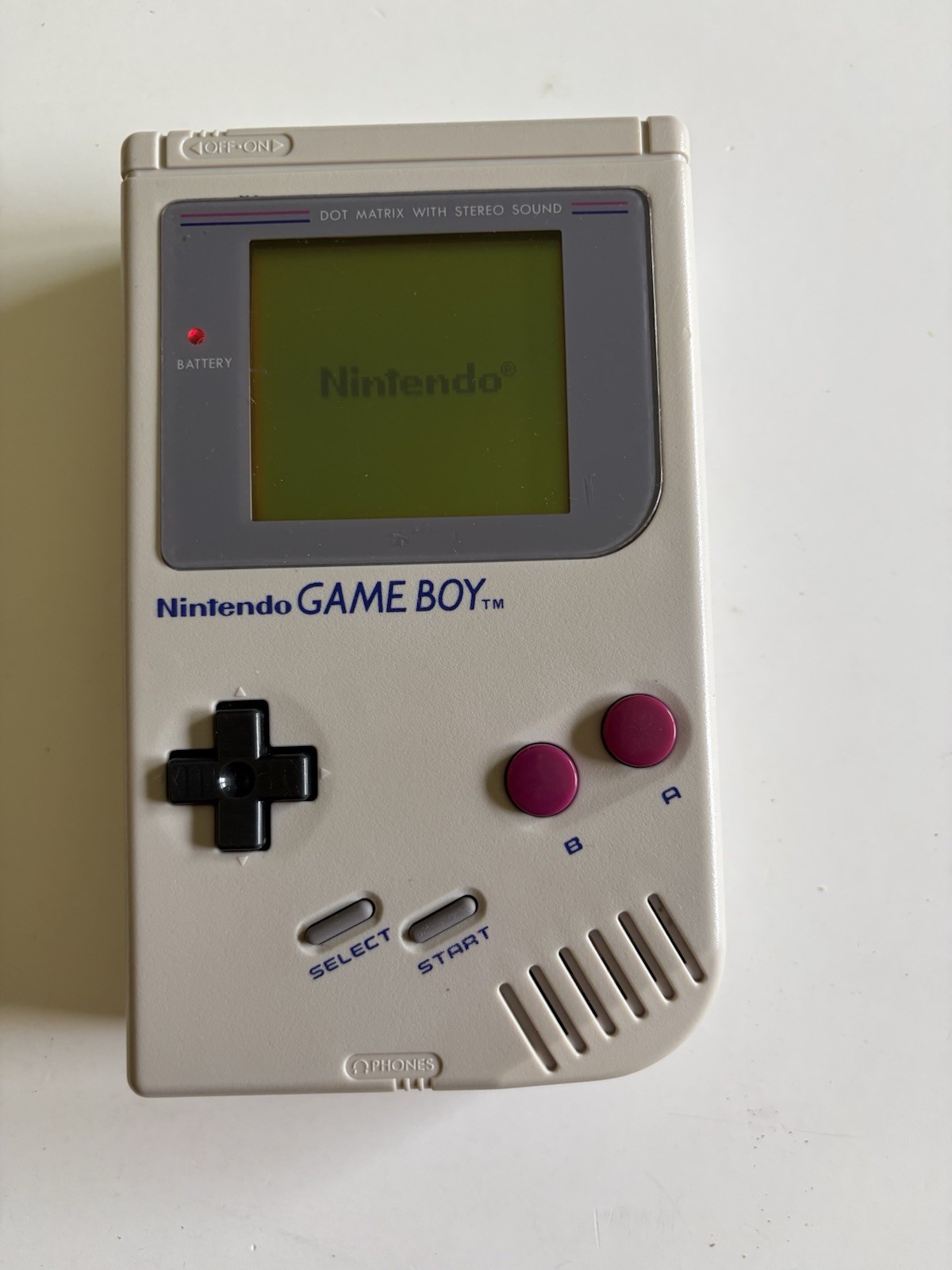 Professionally Restored OEM Original Game Boy DMG-01 Console Handheld