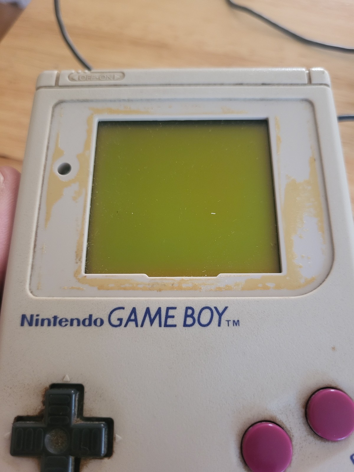 Nintendo Game boy DMG-01 & Rechargeable Battery Pack TESTED WORKING READ Gameboy