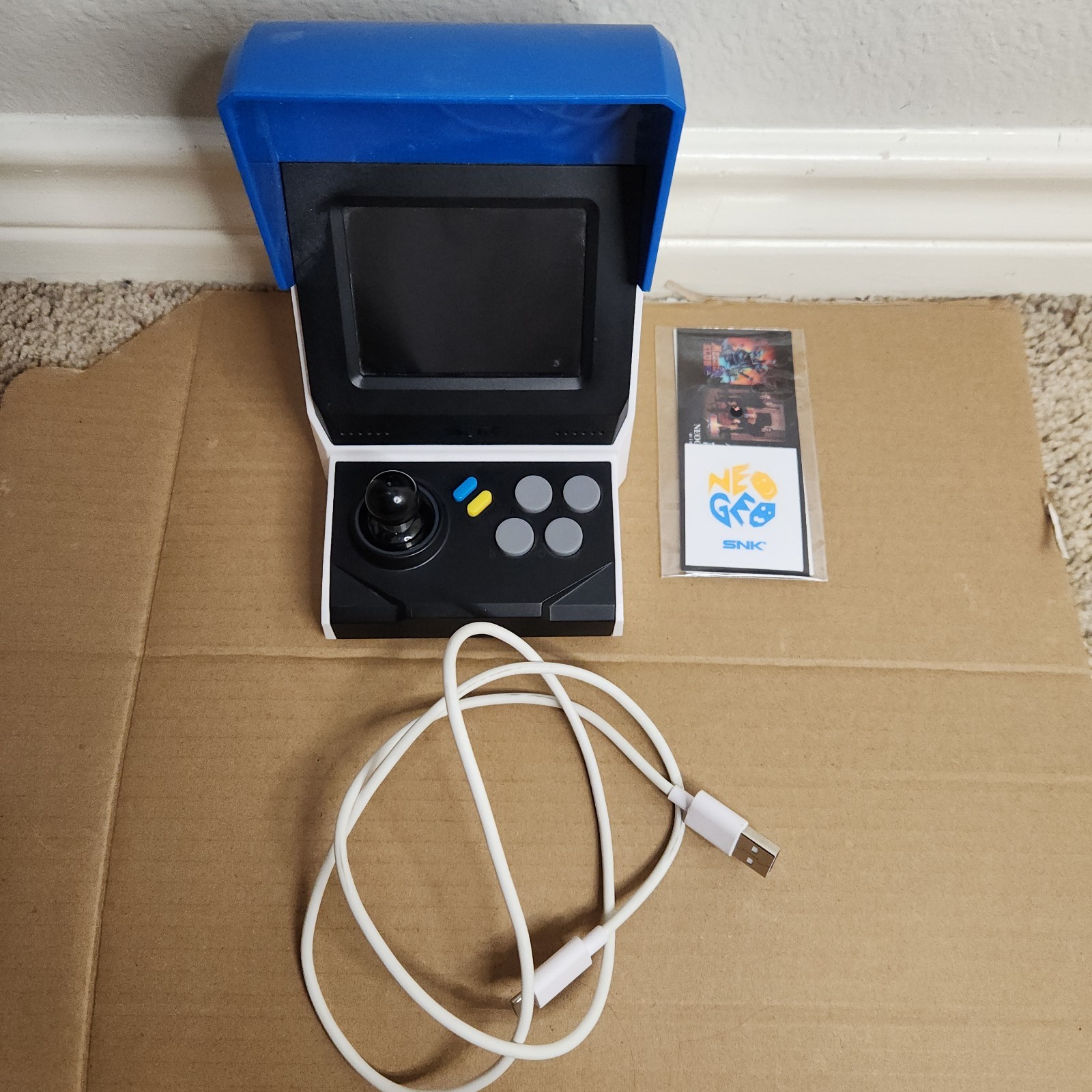 SNK NEO GEO Mini International 40th Classic Edition Console w/ Cable And Sticker