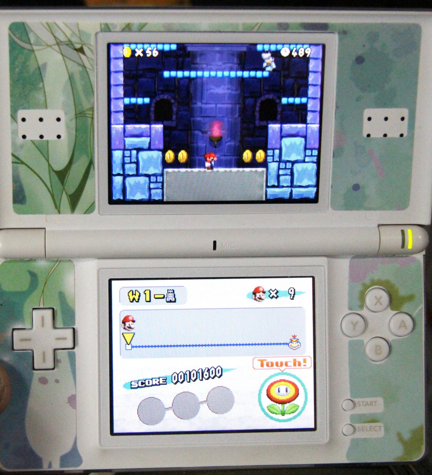Nintendo DS Lite + Super Mario + Charger – TESTED | USA Seller