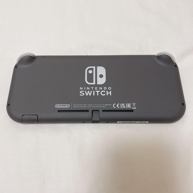 Used Excellent Nintendo Switch Lite HDH-001 Gray + Genuine AC Adapter Japan F/S