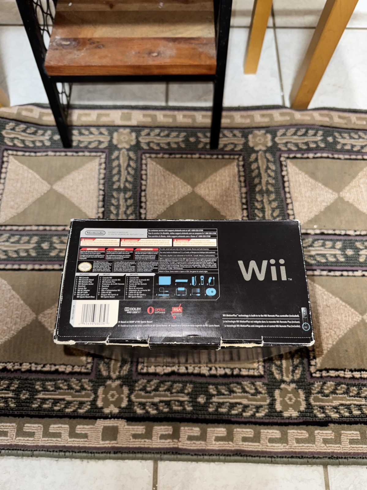 Nintendo Wii Black Console Bundle COMPLETE IN BOX l GameCube Backward Compatible