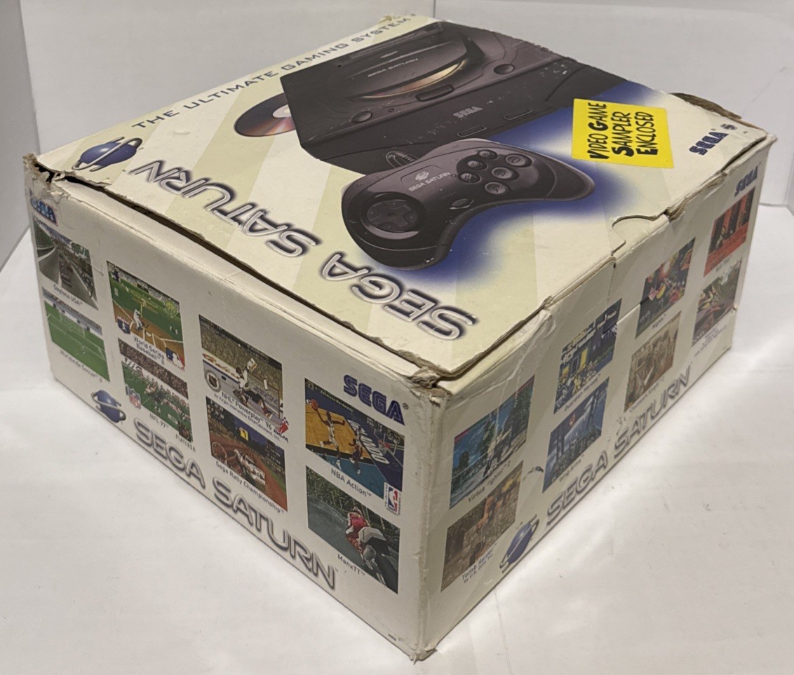 Sega Saturn OEM Console Bundle Fully Serviced Tested Cleaned 👀 w Box Read