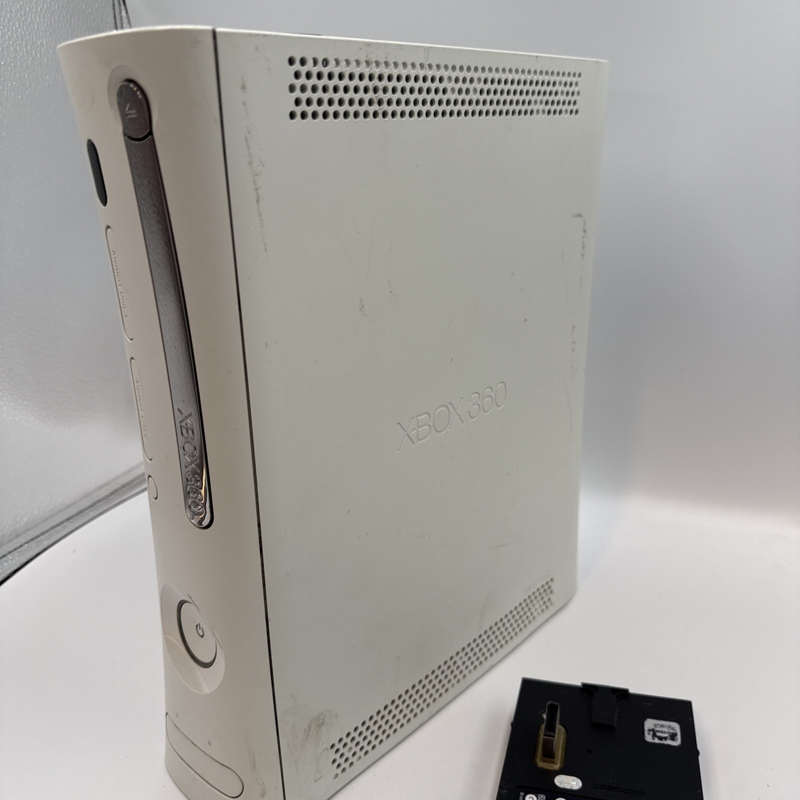 Microsoft Xbox 360 Console White With Hard Drive AS-IS Parts Untested