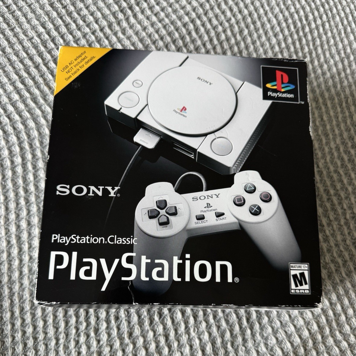 Sony PlayStation Classic Console w/ Box 2 Controllers HDMI 16GB 720p NTSC-U