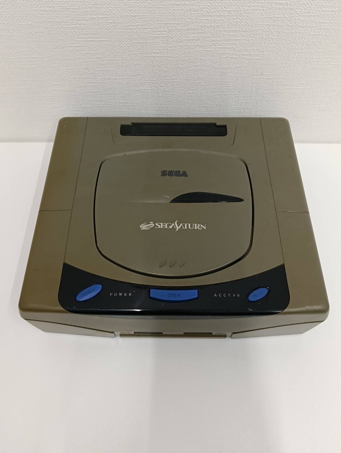 Sega Saturn Console HST-3200 Gray W/Controller USED from JAPAN