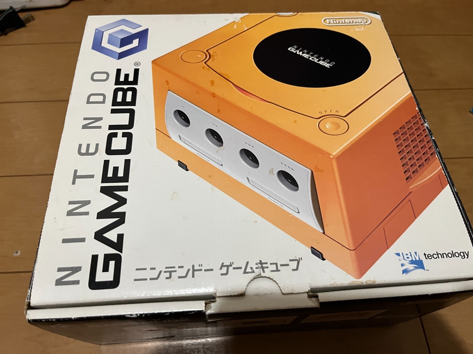 Nintendo GameCube Console & Controller Orange Color with BOX Japan 0320