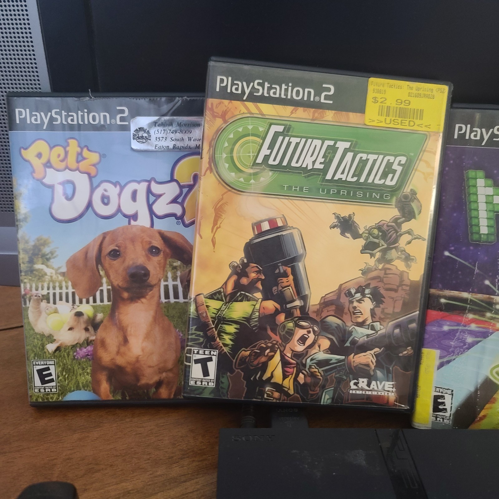 PlayStation 2 Slim (SCPH-70012) — Tested & Working W/ 4 Games & Controller
