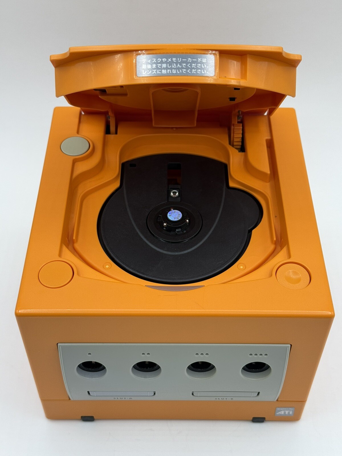 Nintendo GameCube System Spice Orange DOL-001 JPN *JAPAN REGION-LOCKED* Tested