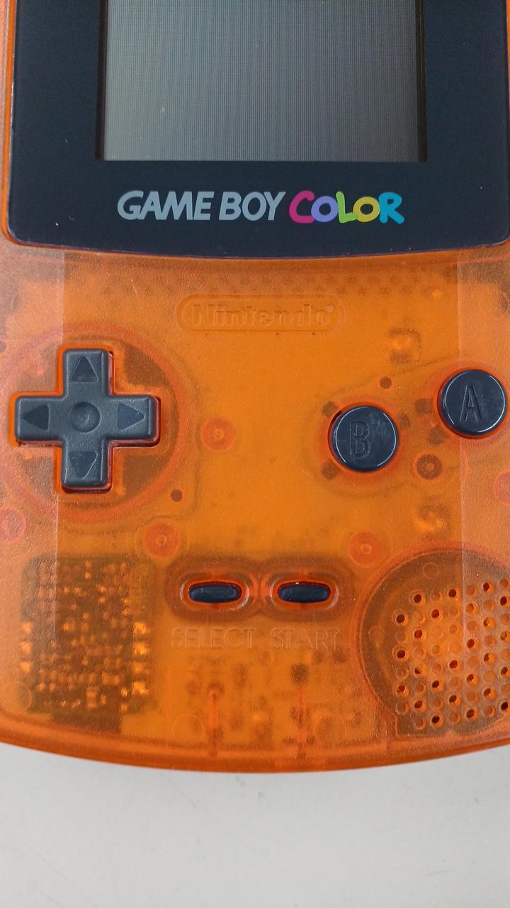 Nintendo Game Boy Color Console Limited Edition Daiei Clear Orange Black