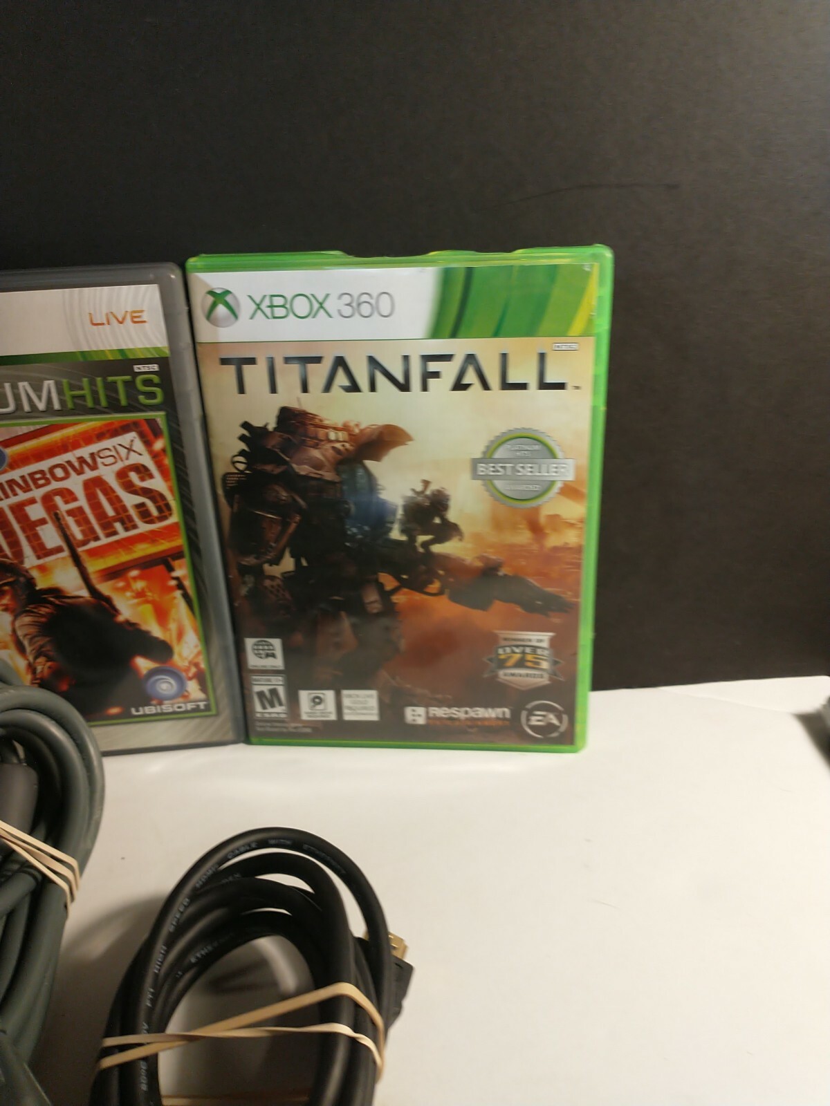 Xbox 360 Pro Console w/ Controller & 20gb Hard Drive – TESTED 3 games titanfall