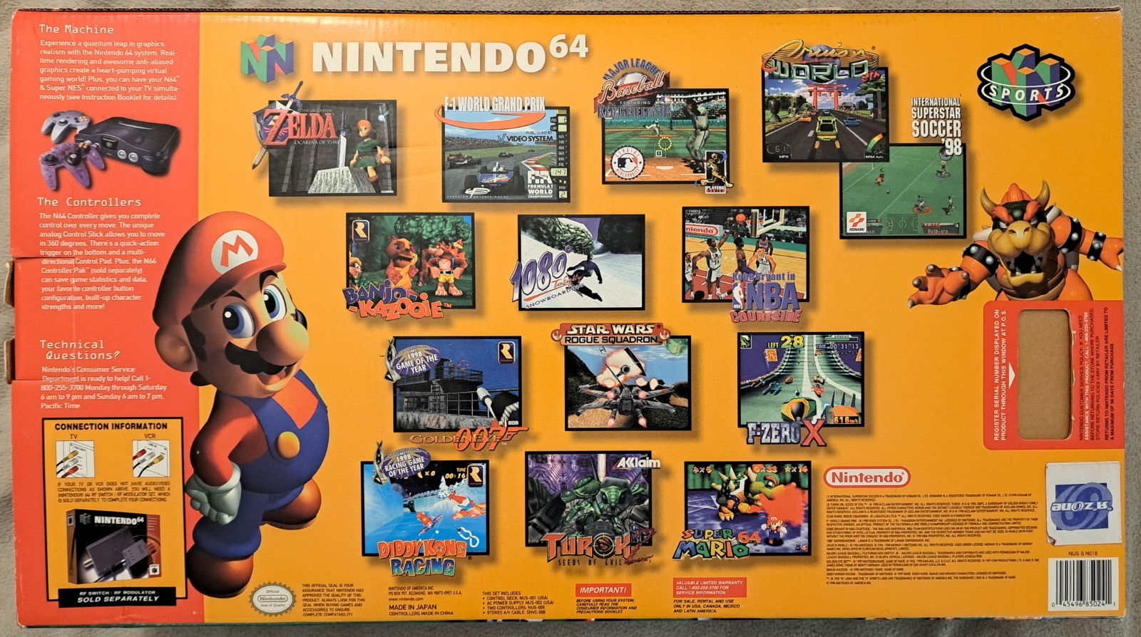Nintendo 64 (N64) Black Console