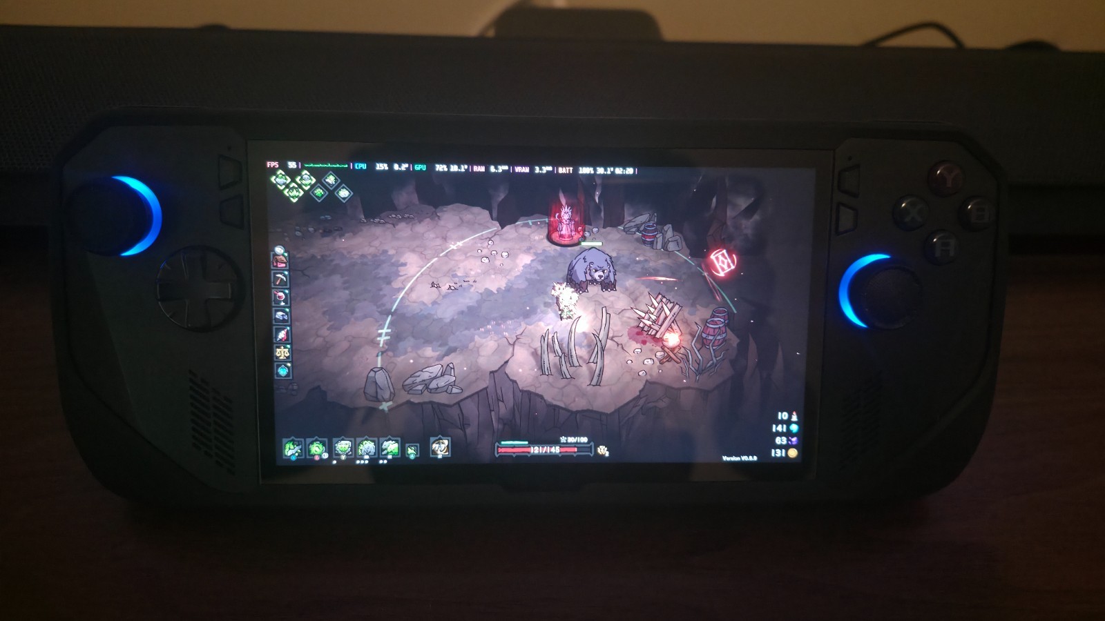 Asus ROG Ally X 1TB – dbrand Killswitch / TMR Sticks / Bazzite OS / 1.5TB SD