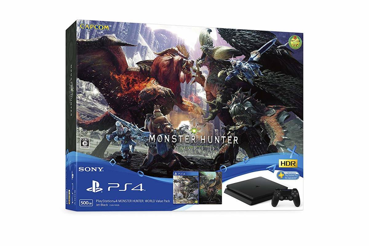 Sony PlayStation4 Limited Model MONSTER HUNTER WORLD Value Pack 500GB JAPANJP