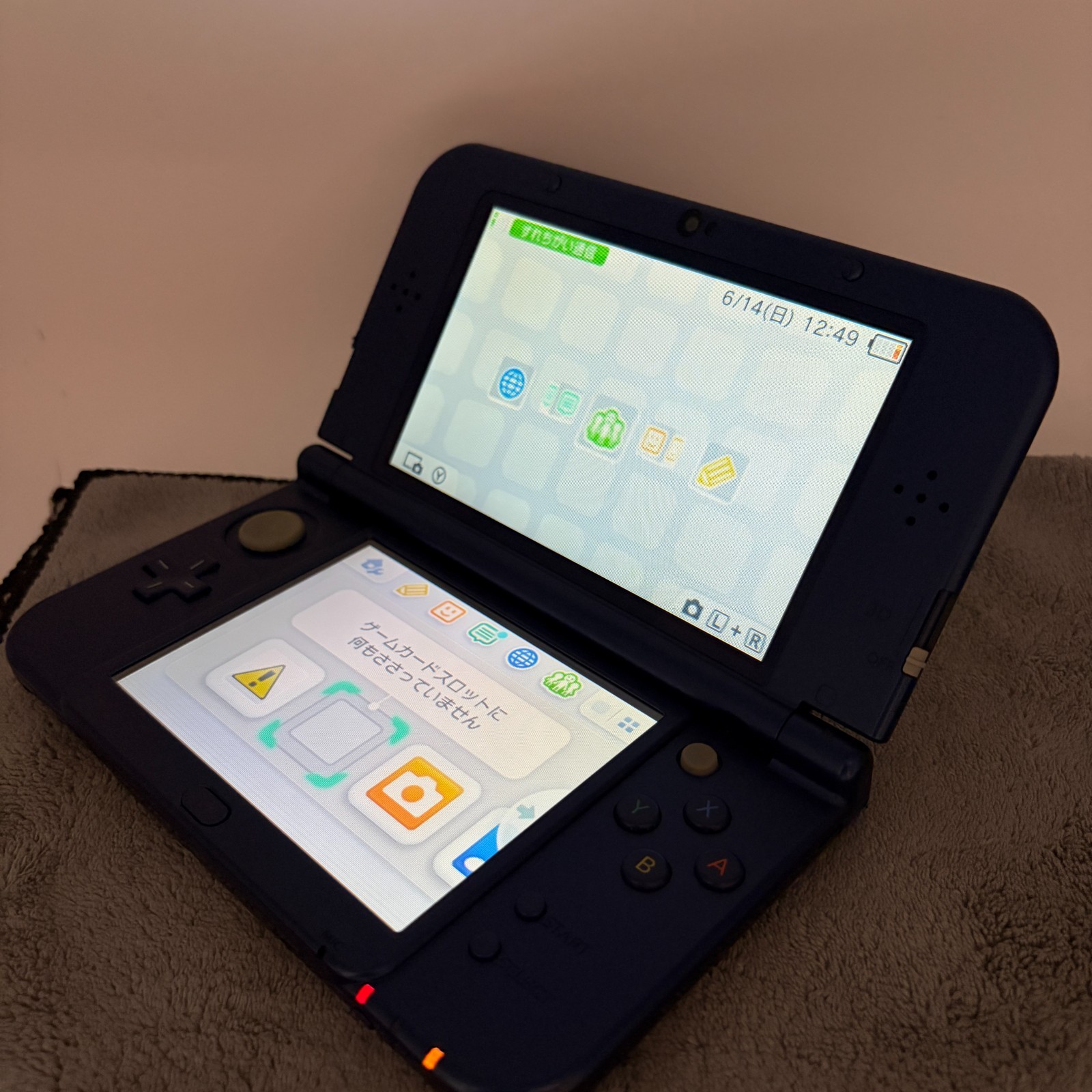【DUAL IPS】【Excellent5】Rare New Nintendo 3DS LL XL Metallic Blue Game Console