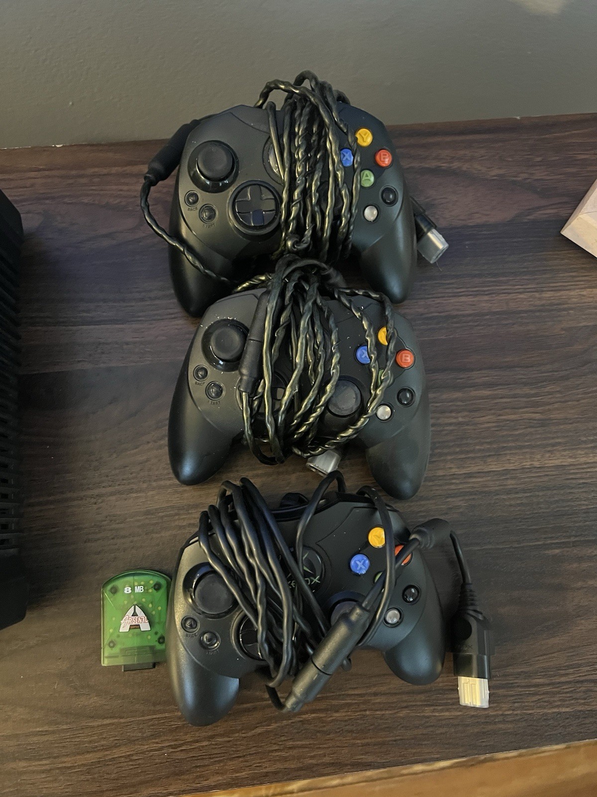 Original Microsoft XBOX Console w/ 3 Controllers, 7 Games, Memory Card, Cords