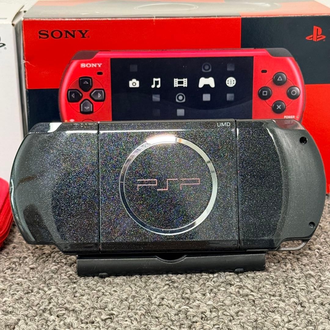 Sony PSP-3000 Red Black Value Pack PSPJ-30026 Console Japan
