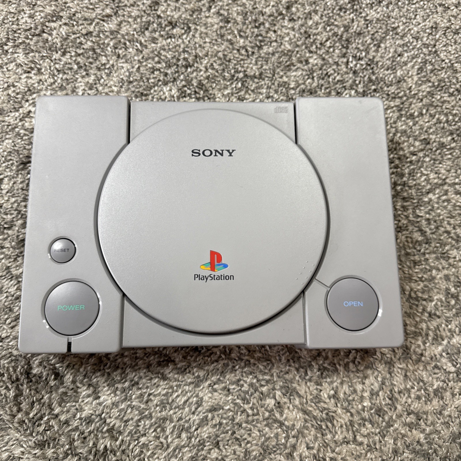Sony PlayStation 1 SCPH-5501 Console Bundle w/ 2 Controllers, 27 Games